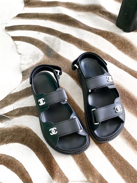 chanel sandals dupes|faux chanel suspenders.